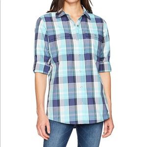 Womans Spyder Plaid Shirt